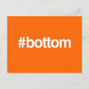 HASHTAG BOTTOM BRIEFKAART