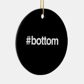 HASHTAG BOTTOM KERAMISCH ORNAMENT (Rechts)