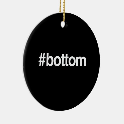 HASHTAG BOTTOM KERAMISCH ORNAMENT (Rechts)