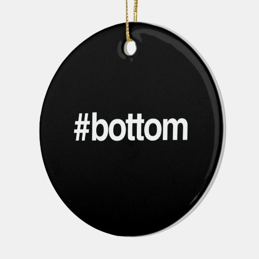 HASHTAG BOTTOM KERAMISCH ORNAMENT (Links)