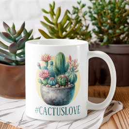 Hashtag Cactuslove Koffiemok