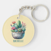 Hashtag Cactuslove Sleutelhanger (Achterkant)