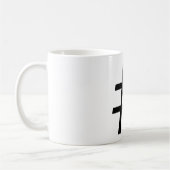 Hashtag Coffee Cup Koffiemok (Links)