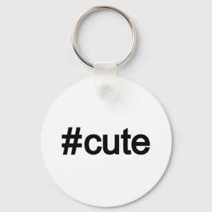 Hashtag # Cute Sleutelhanger