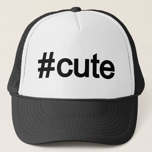 Hashtag # Cute Trucker Pet (Voorkant)