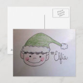 Hashtag Cutest Elfie Briefkaart (Voorkant / Achterkant)