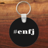 hashtag enfj persoonlijkheidstrots sleutelhanger (Voorkant)