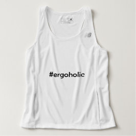 Hashtag ergoholic-slogan t-shirt