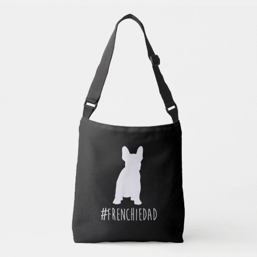 hashtag frans papa frans bulldog papa crossbody tas (Voorkant)