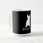 hashtag frans papa frans bulldog papa koffiemok (Voorkant links)