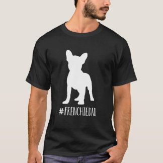 hashtag frans papa frans bulldog vader bont par t-shirt