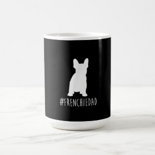 hashtag frenchie dad cadeau voor franse stierenh koffiemok