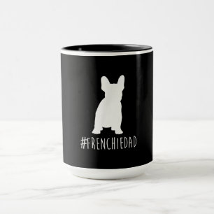hashtag frenchie dad french bulldog dad gift mok