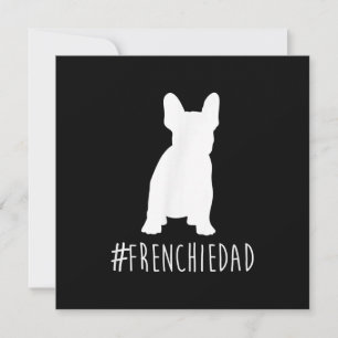 hashtag frenchie pap franse stiefvader feestdagenkaart