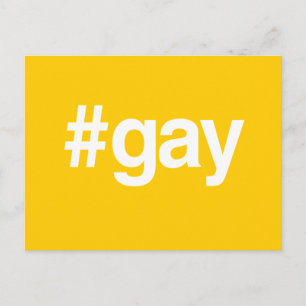 HASHTAG GAY BRIEFKAART