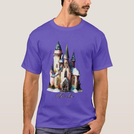 Hashtag Goals - Fairy Princess Fantasy Castle T-shirt (Voorkant)