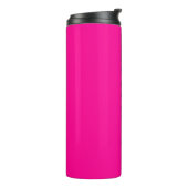 Hashtag Gymlife Hot Pink Black Modern Slogan Thermosbeker (Gedraaid links)