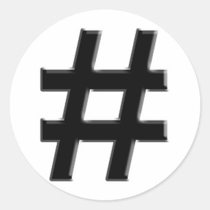 #HASHTAG - Het Symbool van het Label van de knoeib