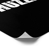 Hashtag Huzzah Shirt - Funny Black Poster (Hoek)