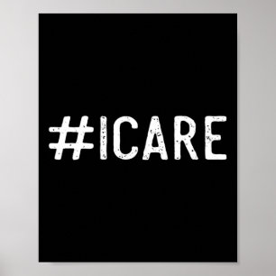 Hashtag iCare Suicide Prevention Awareness Poster