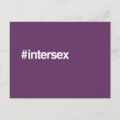 HASHTAG INTERSEX BRIEFKAART (Voorkant)