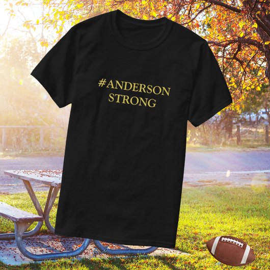 HASHTAG je familienaam STERRONG T-shirt