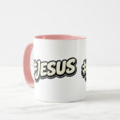 Hashtag - JESUS - Christelijk Mok (Voorkant links)