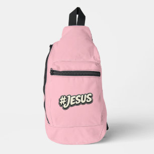 Hashtag - JESUS - Christelijk Sling Bag