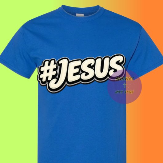 Hashtag - JESUS - Christelijk T-shirt