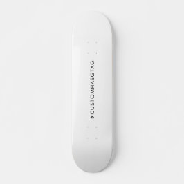 Hashtag Jouw Moderne Trending Sociale Media Kunst Persoonlijk Skateboard
