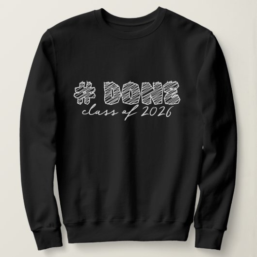 Hashtag Klaar klas van 2026 Trui (Design voorkant)