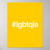 HASHTAG LGBTQIA POSTER (Voorkant)
