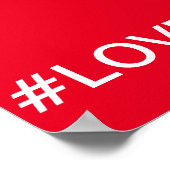 Hashtag Love Poster (Hoek)
