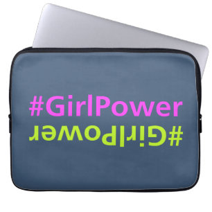 HASHTAG MEISJE MACHT LAPTOP SLEEVE
