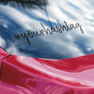 Hashtag #   Moderne minimalistische sociale mediab Sticker