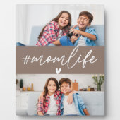 Hashtag Momlife 2 Foto's Aangepast Fotoplaat (Voorkant)