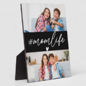 Hashtag Momlife 2 Foto's Aangepast Fotoplaat (Zijkant)