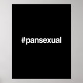 HASHTAG PANSEXUAL POSTER (Voorkant)