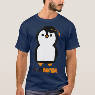 Hashtag Pengwinning Penguin Afstuderen voor T-shirt