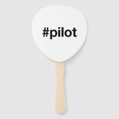 Hashtag PILOT Handwaaier (Voorkant)