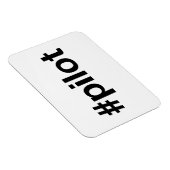 Hashtag PILOT Magneet (Rechterzijde)