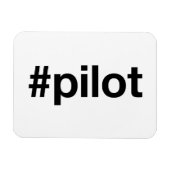 Hashtag PILOT Magneet (Horizontaal)