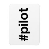 Hashtag PILOT Magneet (Verticaal)