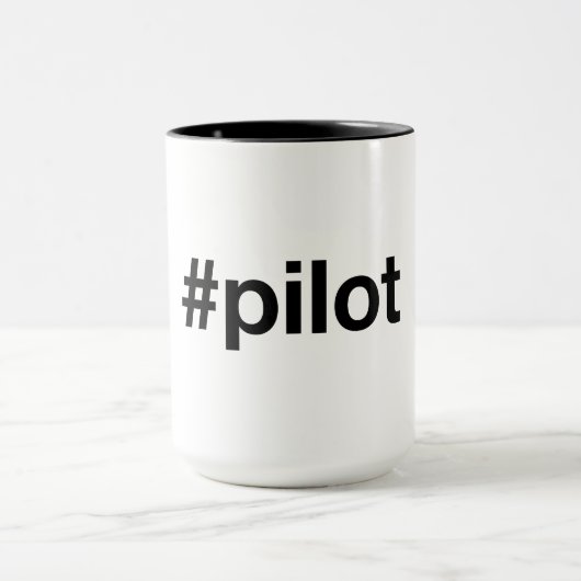 Hashtag PILOT Mok (Midden)