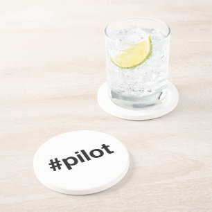 Hashtag PILOT Zandsteen Onderzetter