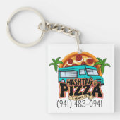 Hashtag Pizza Sleutelhanger (voorkant)