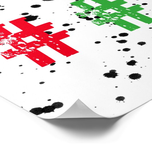 hashtag poster wall  (Hoek)