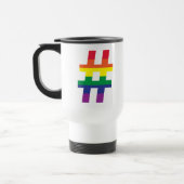 Hashtag Rainbow Flag Reisbeker (Links)