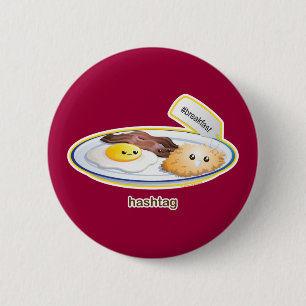 Hashtag Ronde Button 5,7 Cm