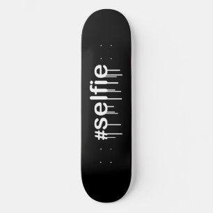 Hashtag Selfie Drooling Black Decor Persoonlijk Skateboard
